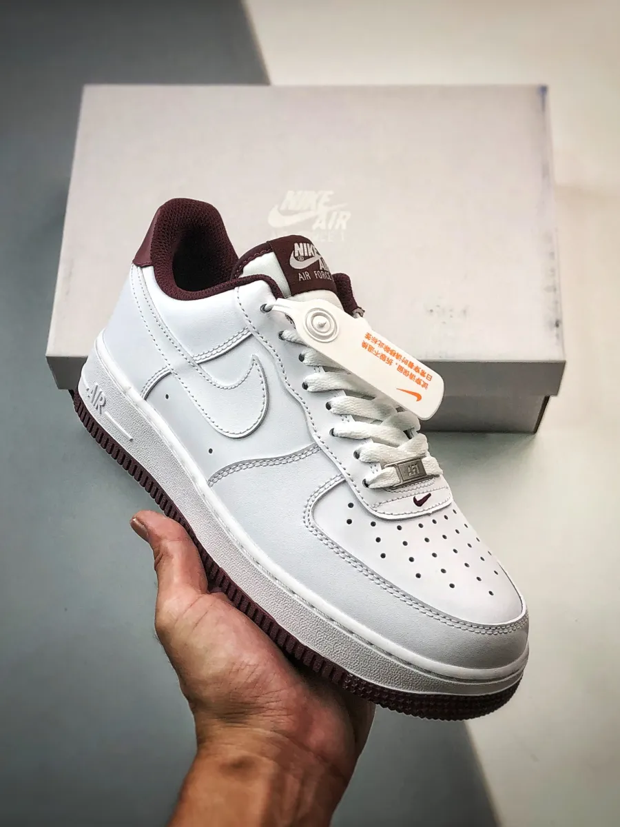 Nike Air Force 1 Low White Dark Beetroot DH7561-106 Beetroot Air Force 1