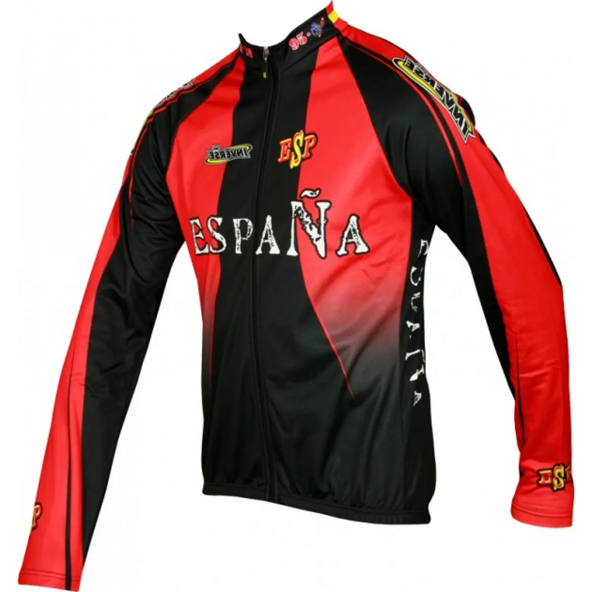 2011 España Inverse Radsport-Profi-Team-Winter fleece long sleeve jersey jacket