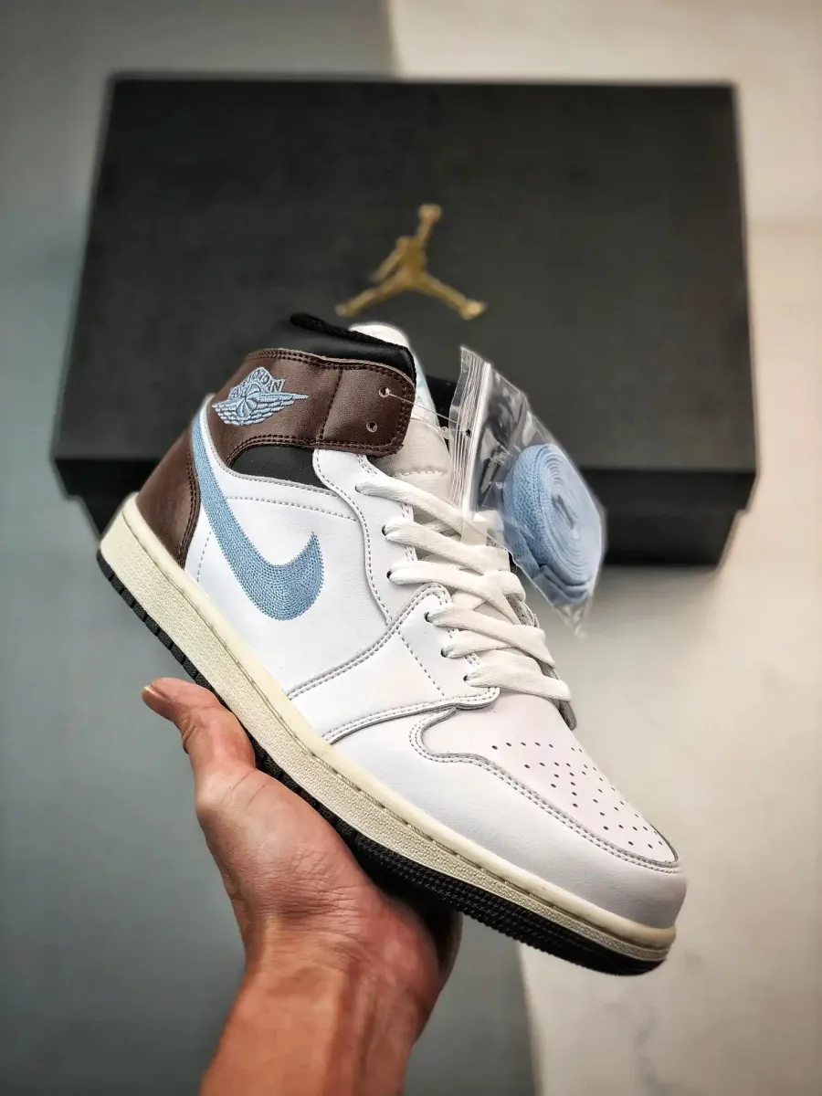 Where To Buy Air Jordan 1 Mid Se White Blue Grey And Ones