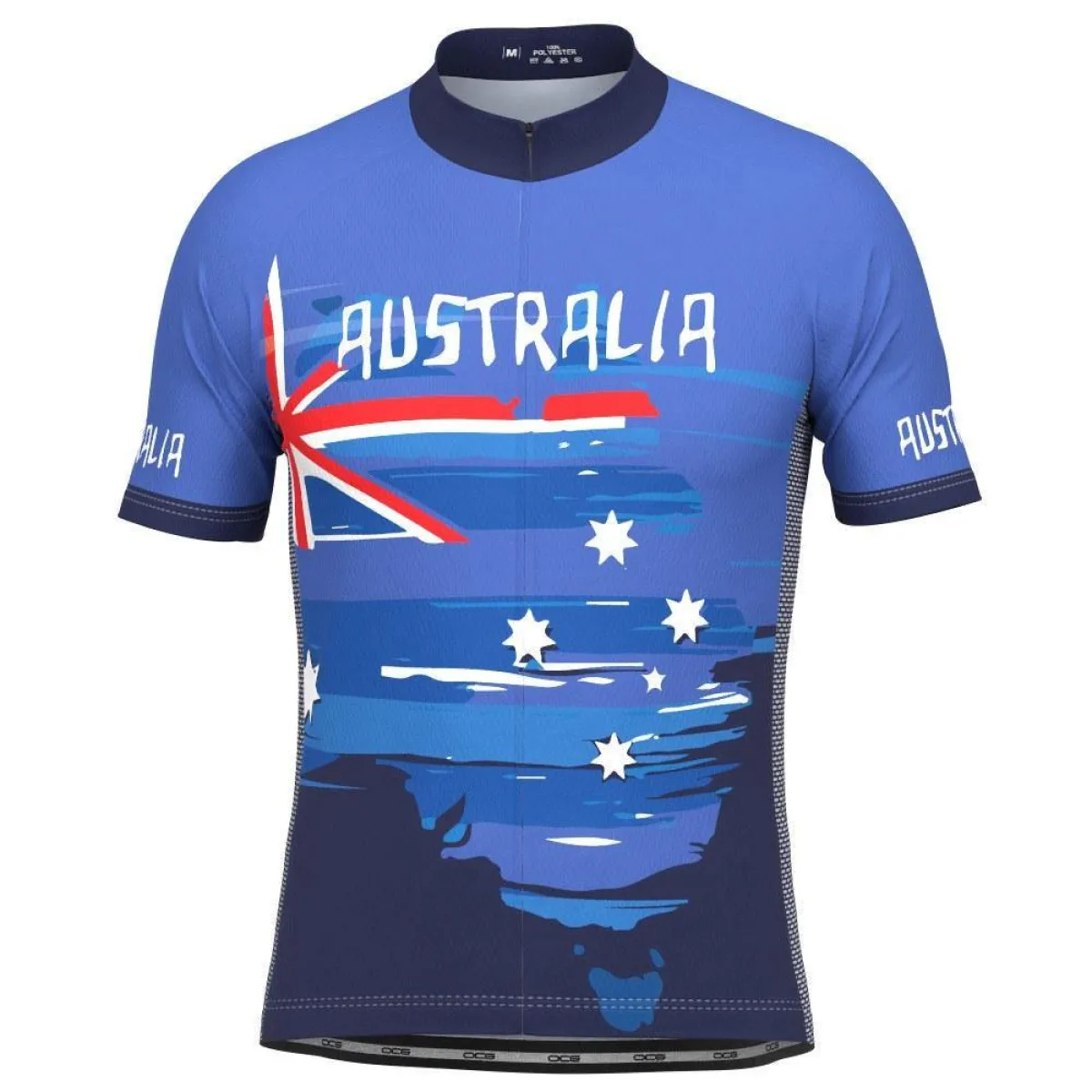 Men's Australian Flag Short Sleeve Cycling Jersey Restock