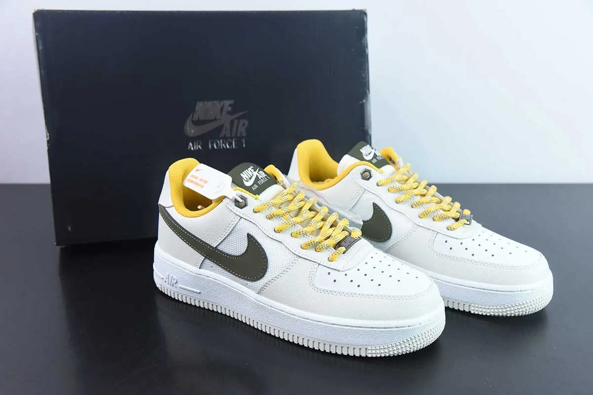 Nike air force 1 cargo khaki/ white deals