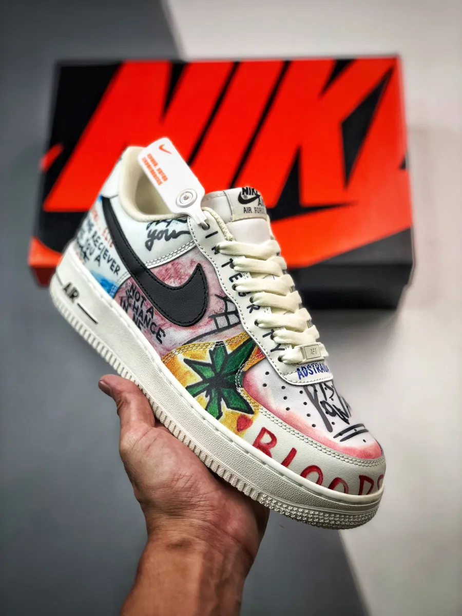 Vlone x Pauly x Nike Air Force 1 Low 'Mase' - vlone shoes