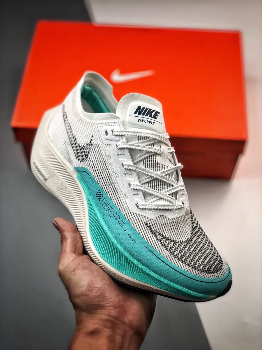 Nike ZoomX Vaporfly Next% 2 'White Aurora Green' / nike vaporfly next 2 aurora green