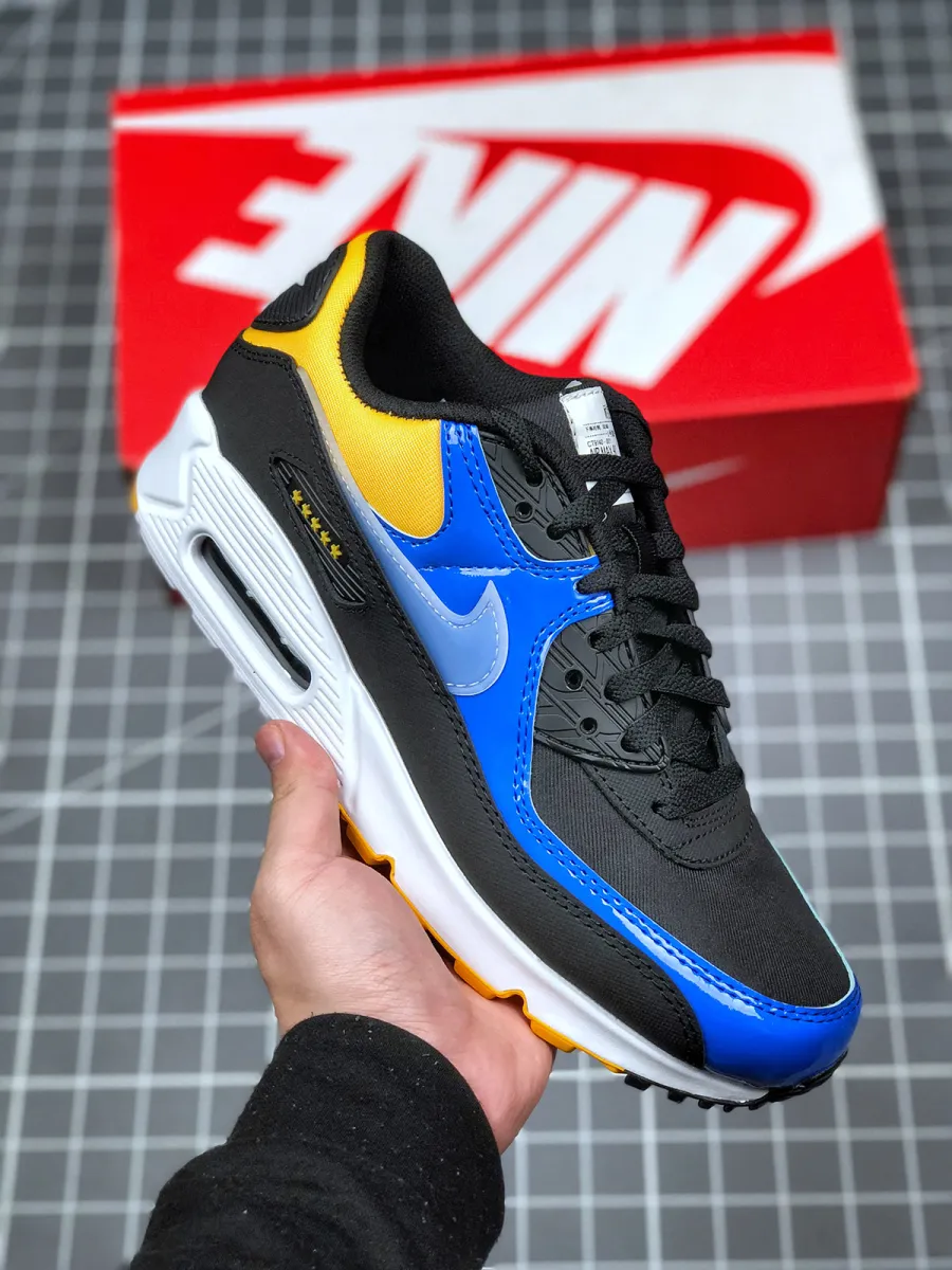 Nike Air Max 90 'Shanghai' Black Blue Yellow CT9140-001 / air max 90 shanghai