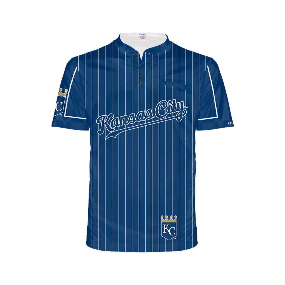 Kansas City Royals Men's Henley Brand New KAN1H20M