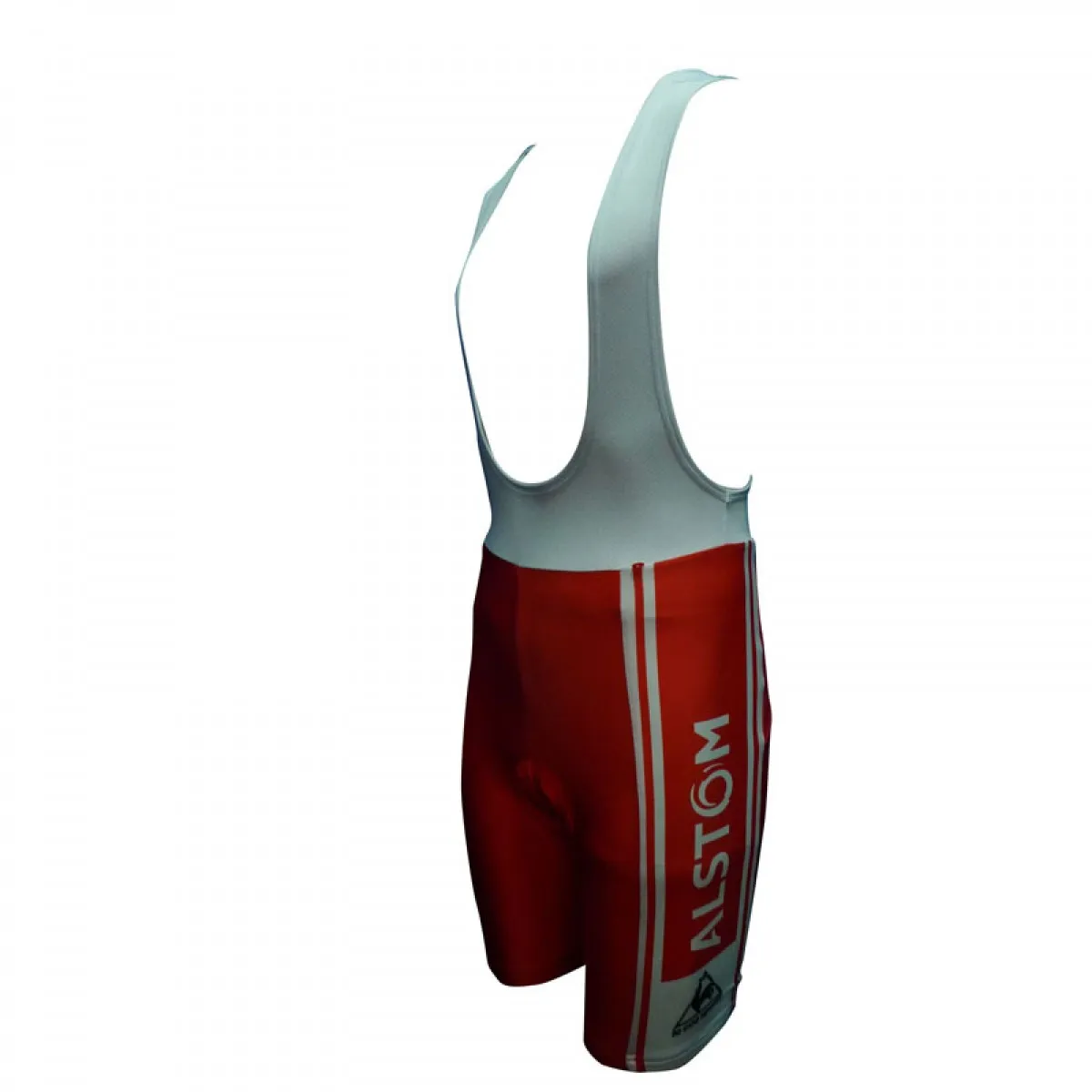 2012 Team Alstom Bic Cycling Bib Shorts In White For Sale