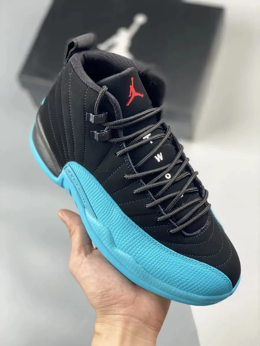 Air Jordan 12 Retro "Gamma Blue" Black/Gym Red-Gamma Blue