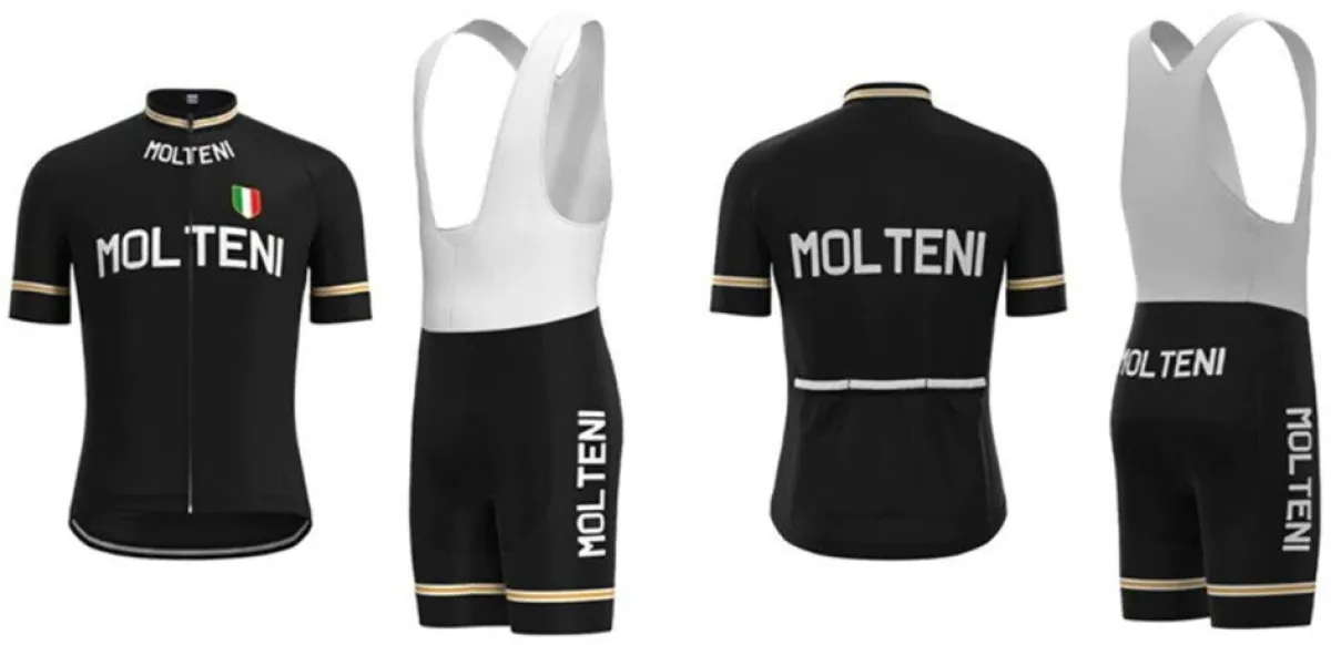 Molteni Black Cycling Race Suit New Releases