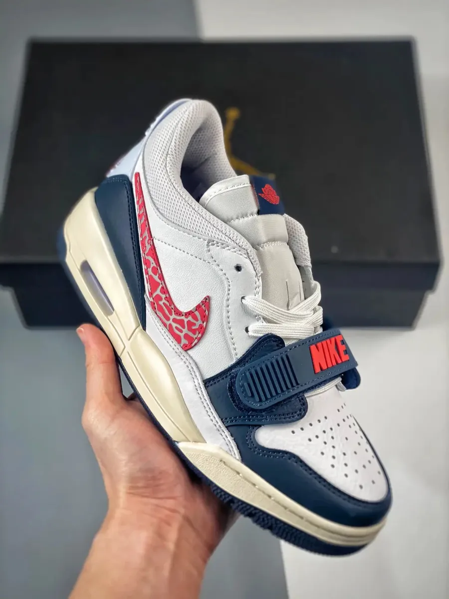 Jordan Legacy 312 Low ‘USA’ White/Pale Ivory/Military Navy