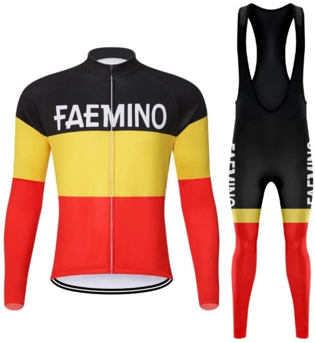 Belgium Faemino Vintage Winter Cycling Set Outlet