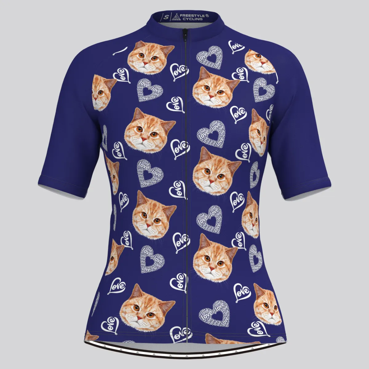 Custom Pup Face V4 Women's Jersey-Purple Outlet