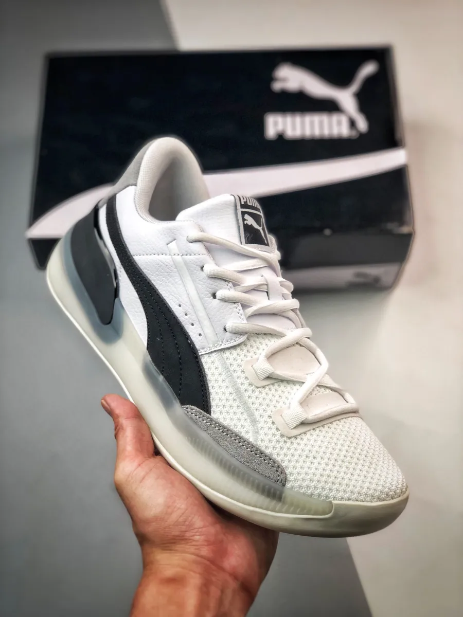 Puma Clyde Hardwood White Black Buy Puma Clyde Hardwood