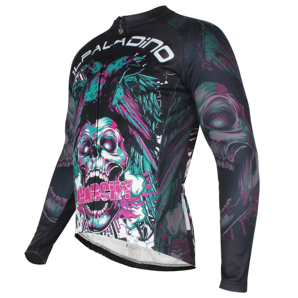 ILPALADINO Men's Sport Long Sleeves Cycling Jerseys Winter Exercise Bicycling Pro Cycle Clothing Racing Apparel Outdoor Sports Leisure Biking Shirts (Velvet) NO.720