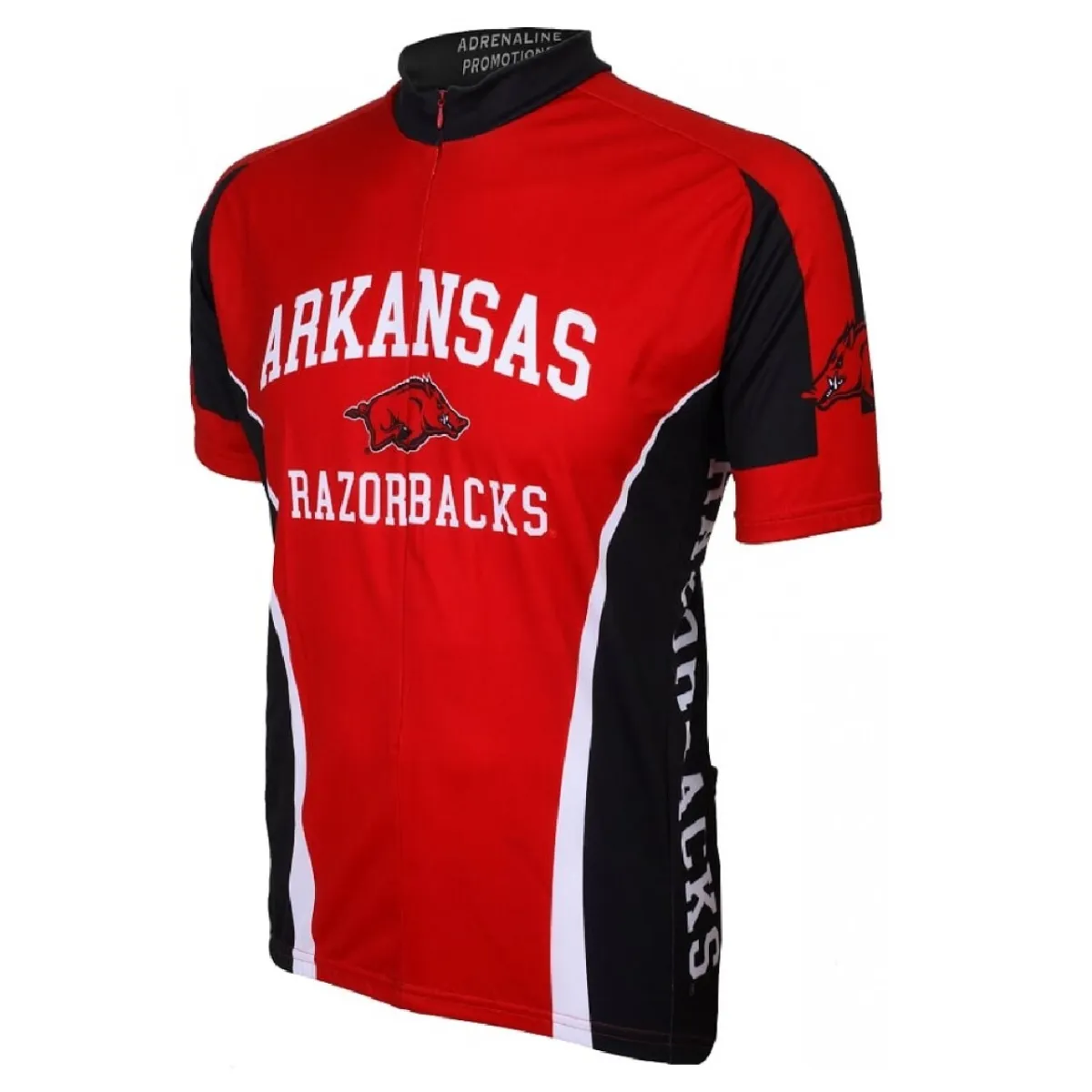 Adrenaline Promo University of Arkansas 3/4 zip Men's Cycling Jersey
