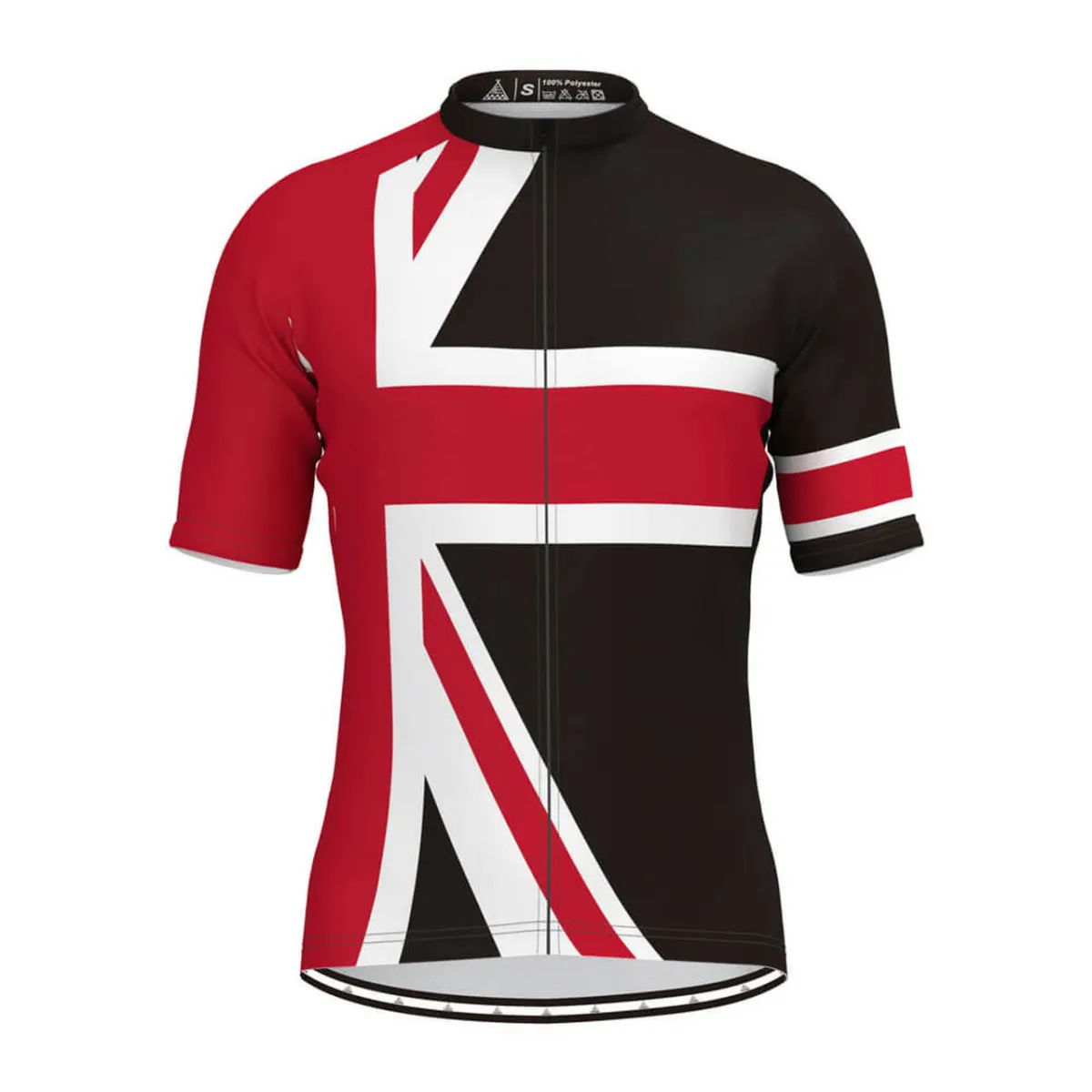 United Kingdom Flag Men's Cycling Jersey Black To Buy