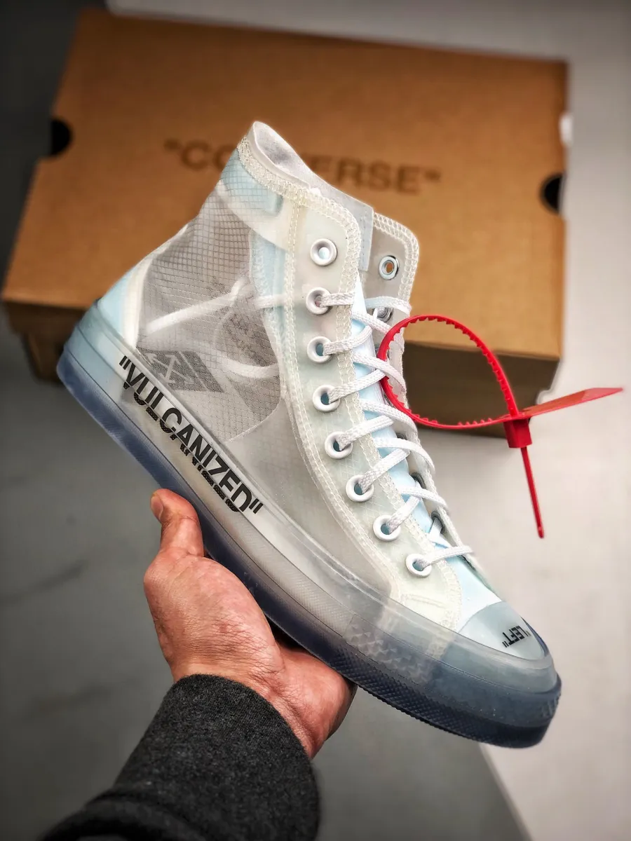 Off White x Converse Chuck 70 Taylor All-Star Hi #clear converse