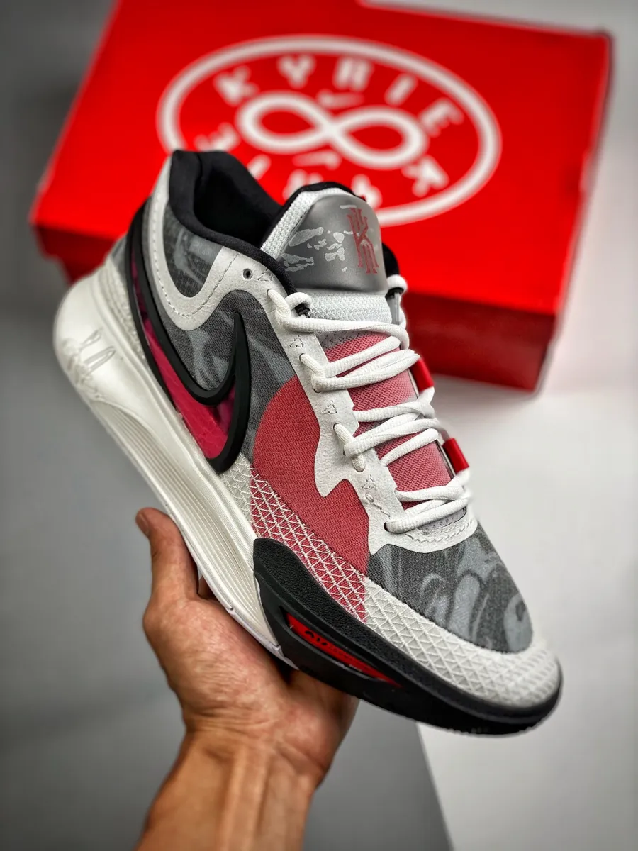 Nike Kyrie 8 White/University Red/Black/Wolf Grey - kyrie 8 red