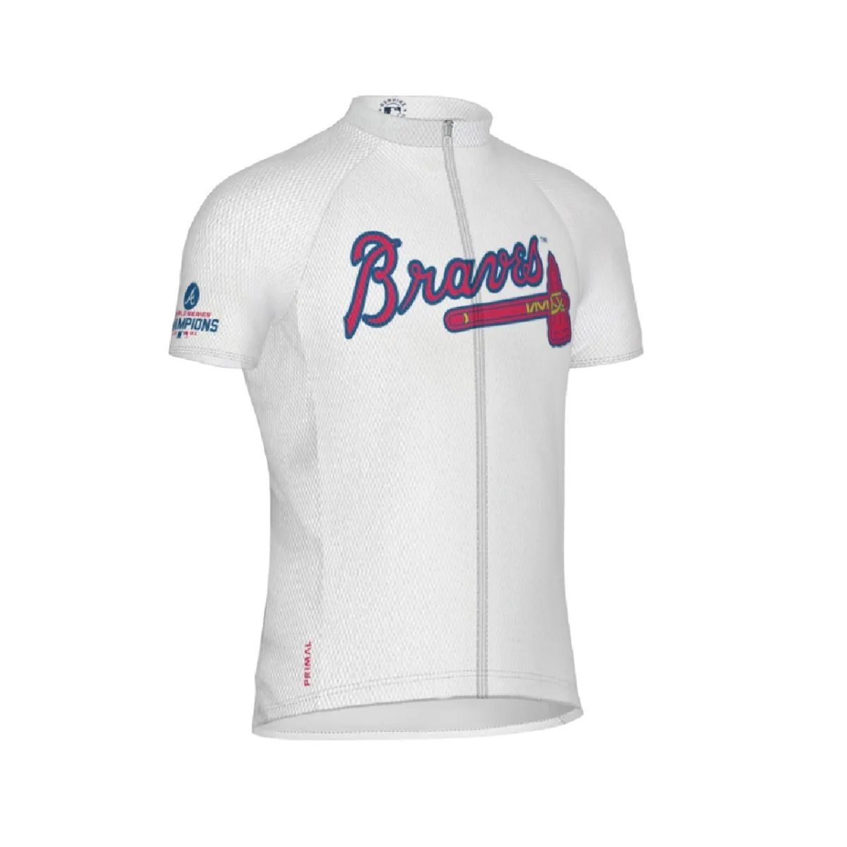 Primal Wear Atlanta Brave World Champion Limited Edition Cycling Jersey White Braves World Champion Jersey