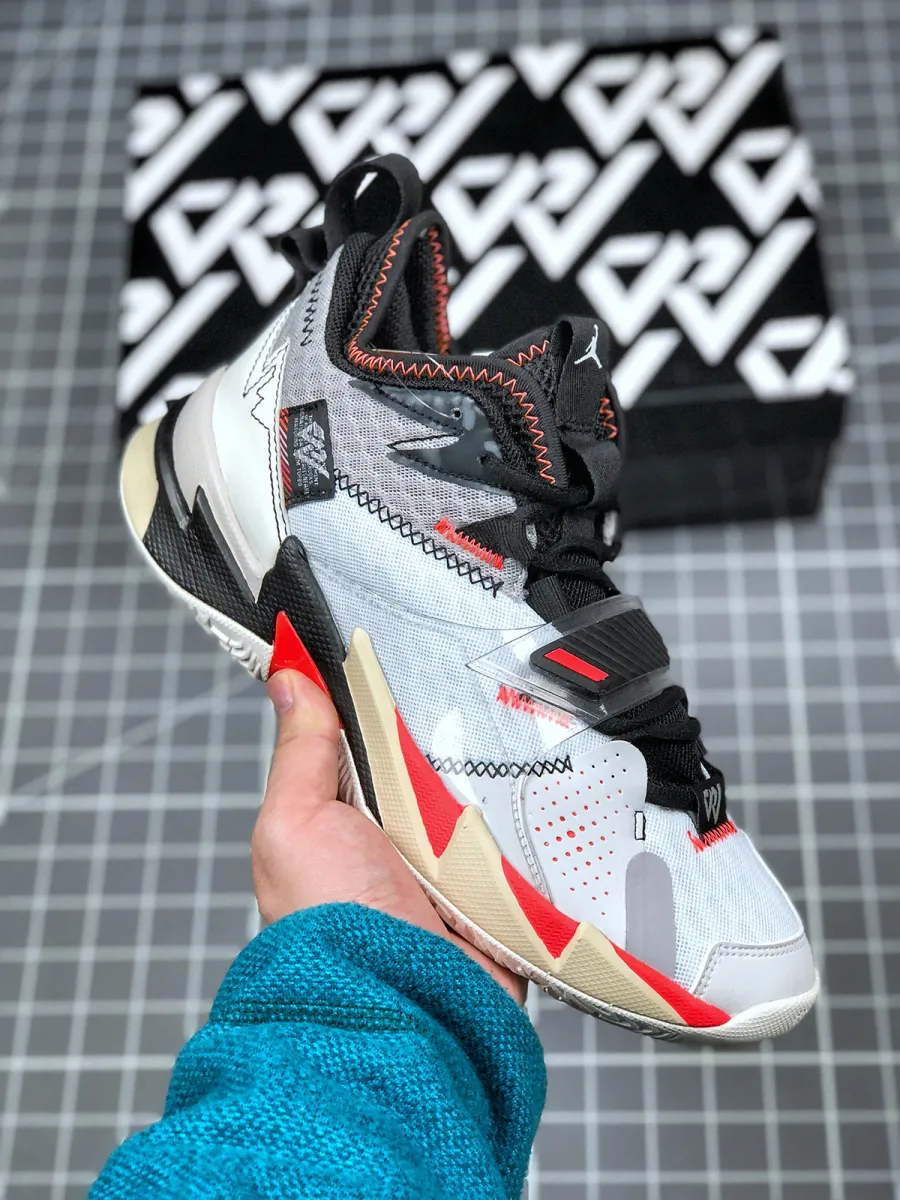 Jordan Why Not Zer0.3 'UNITE' White/Bright Crimson-Black / jordan why not zero.3 unite