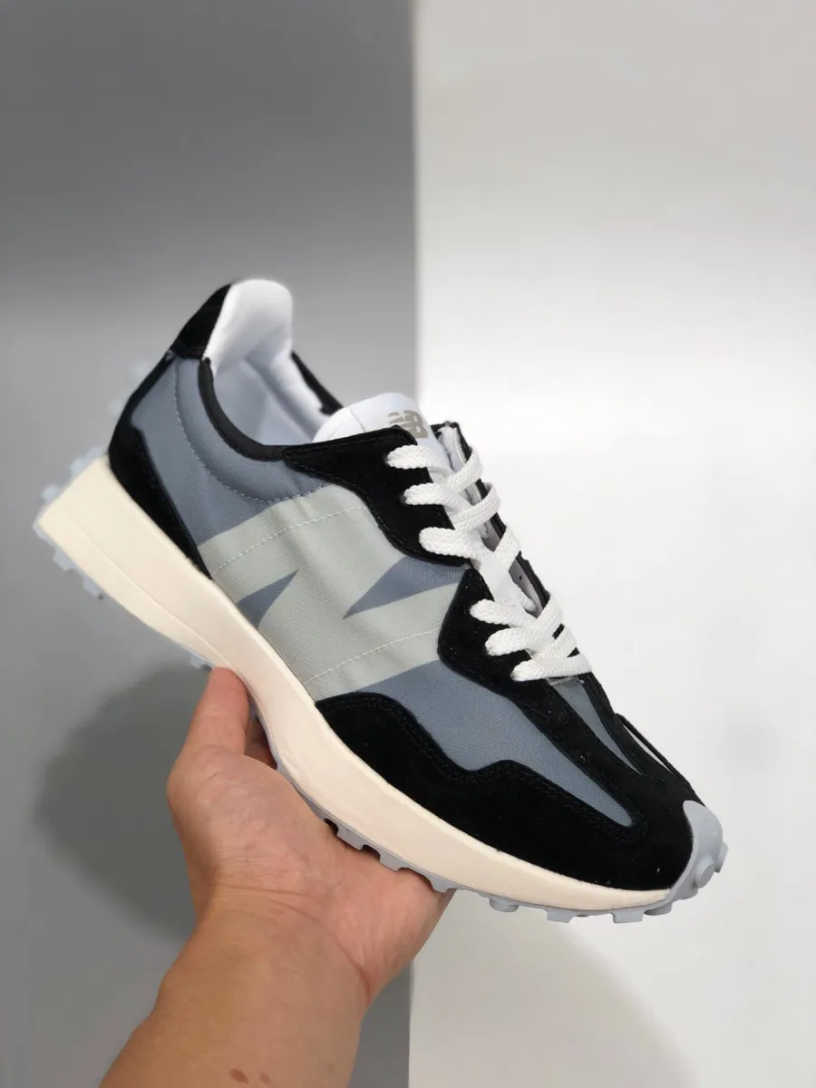 New Balance 327 Black White