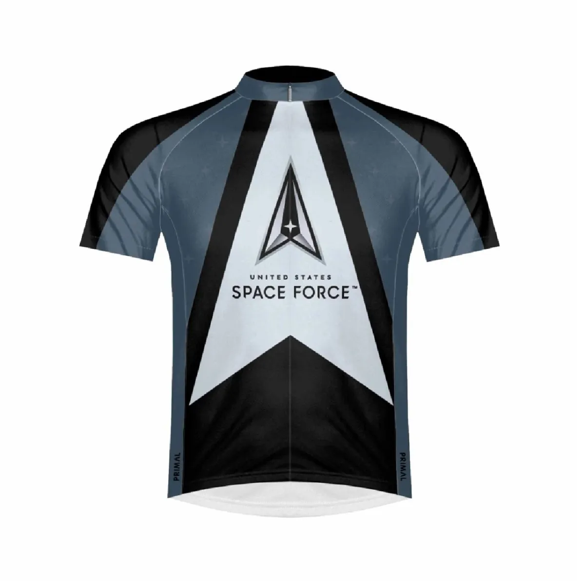 Primal Wear US Space Force Men's Full zip Cycling Jersey