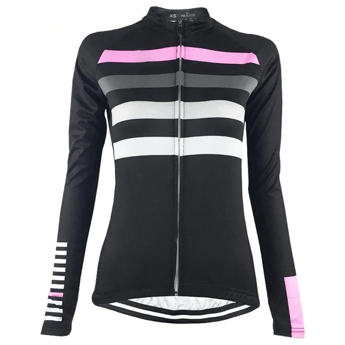 Women's Four Stripe Long Sleeve Cycling Jersey Restock