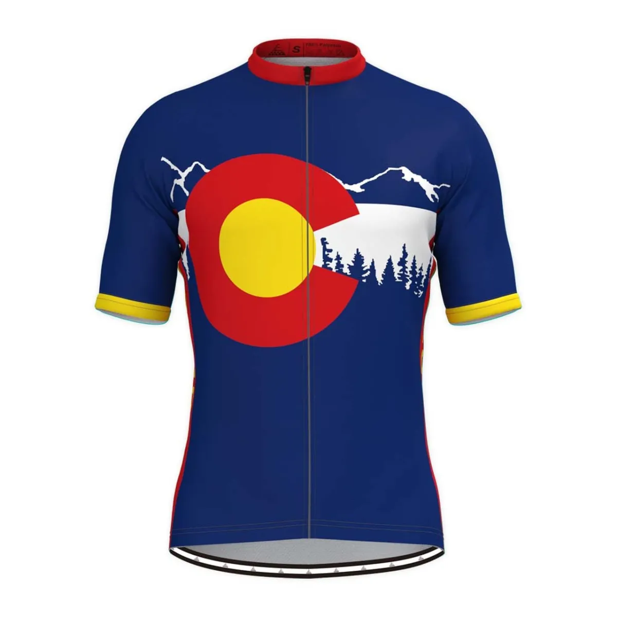 Colorado State Flag Adventure Men's Cycling Jersey