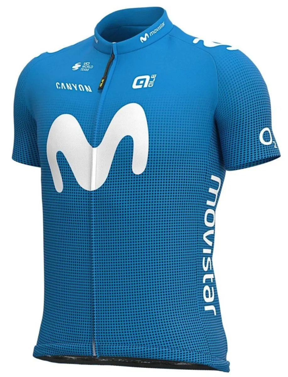 2020 Movistar Full Zipper Jersey, To Buy MOV20J1
