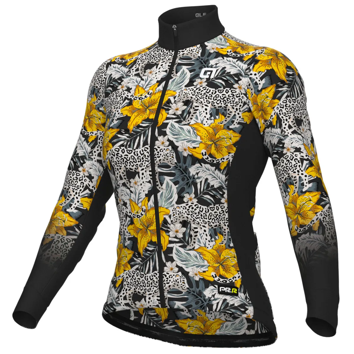 Ale PRR Hibiscus Long Sleeve Woman Jersey - Yellow For Sale