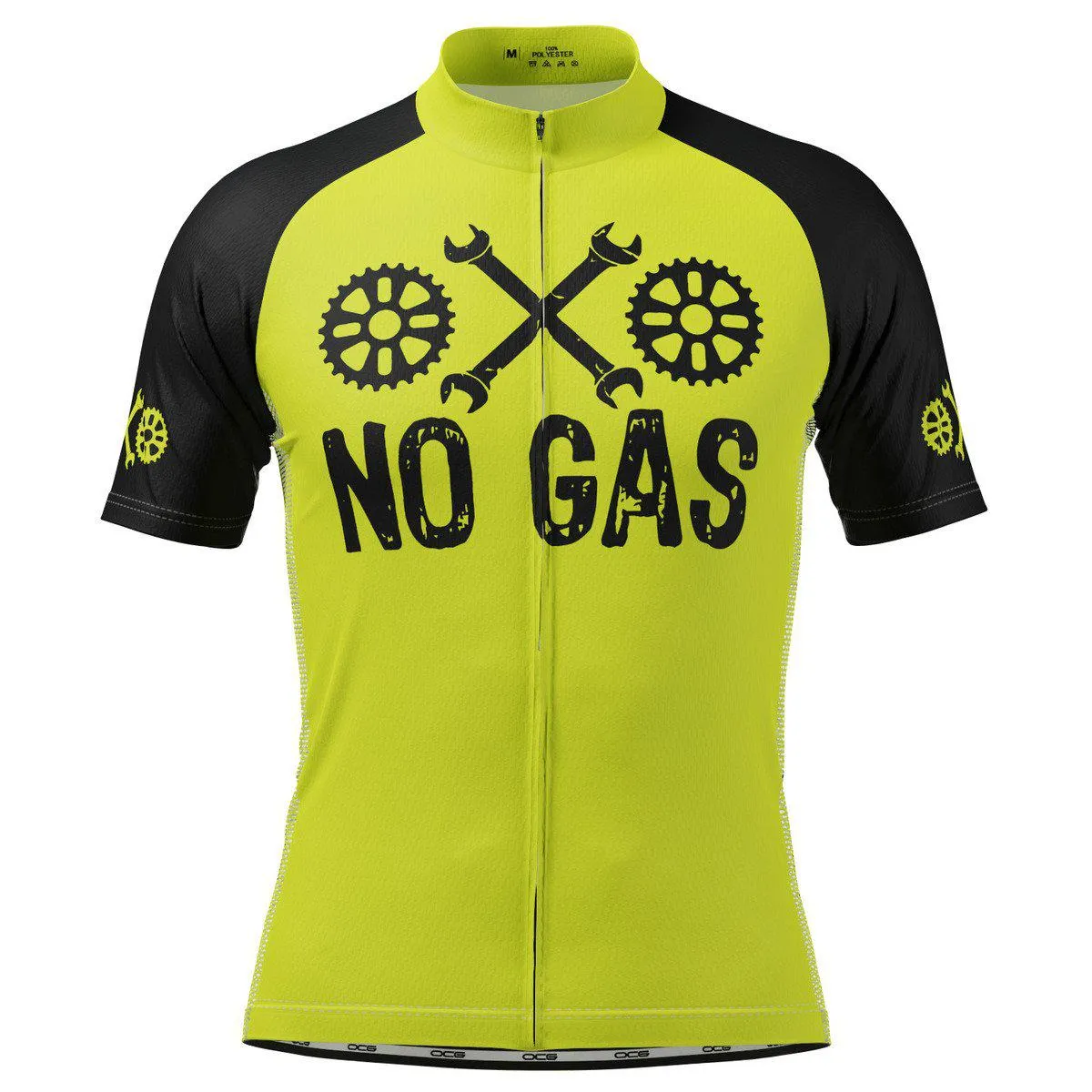 Men's No Gas Pollution Free Short Sleeve Cycling Jersey