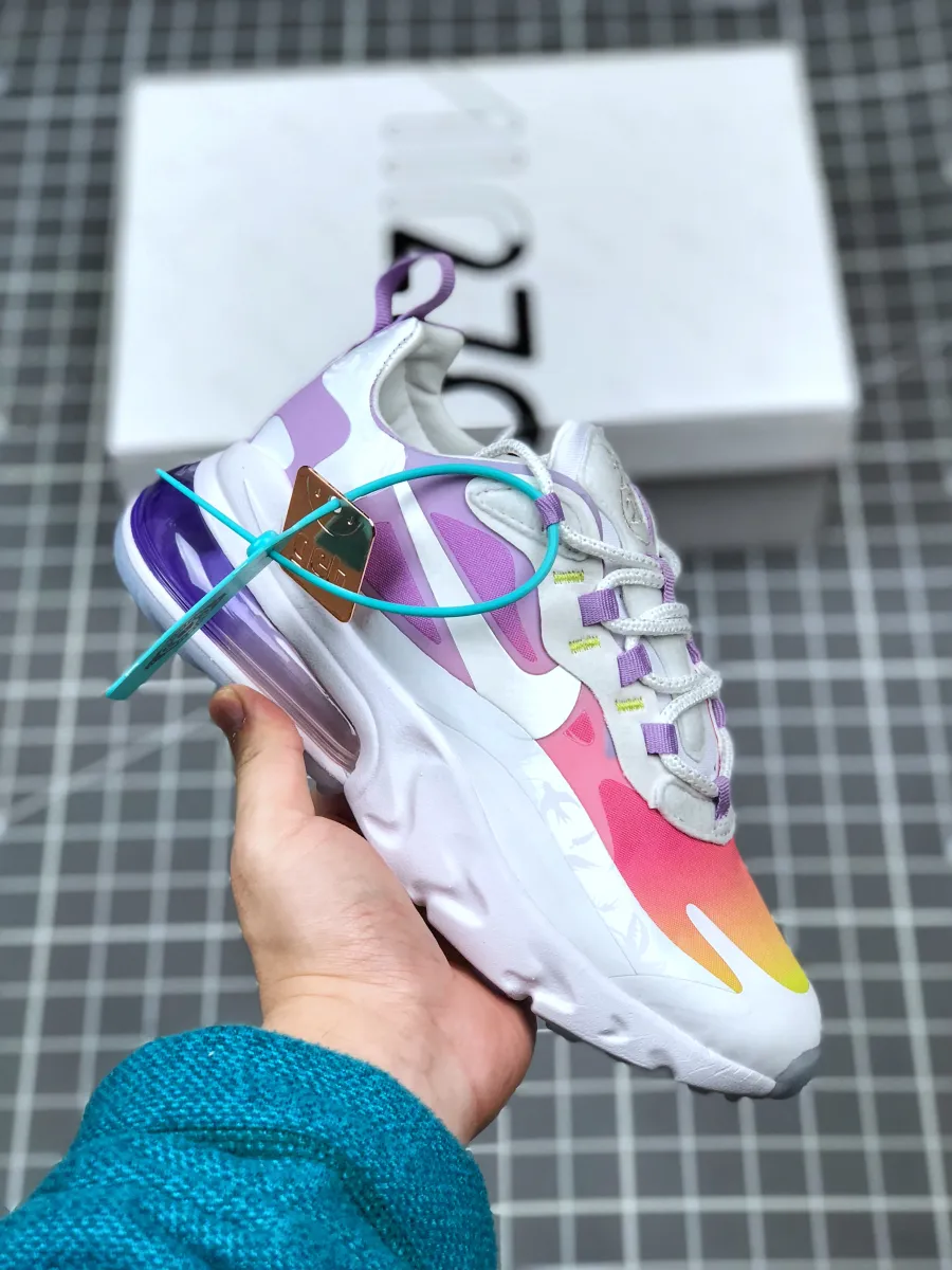 Nike Air Max 270 React 'CNY' Pastel Yellow Pink Purple / air max 270 react pastel