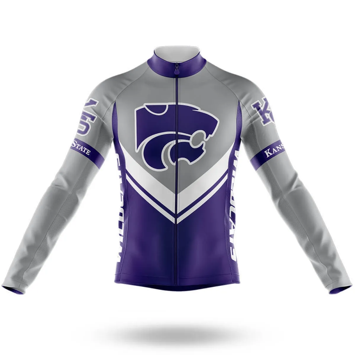 Kansas State University V3 Long Sleeve Cycling Jersey Only