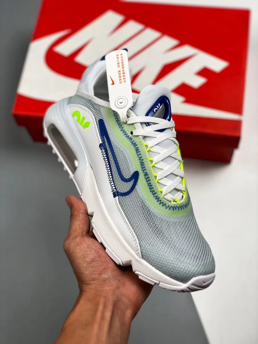 Nike Air Max 2090 Platinum Tint/Blustery-Summit White-Volt - nike air max 2090 triple white