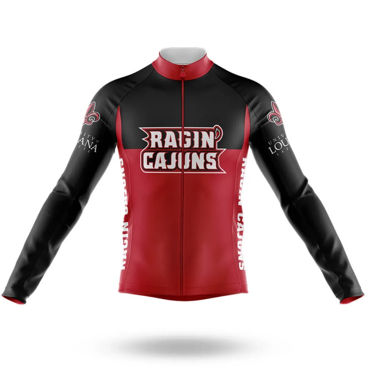 University of Louisiana Lafayette V2 Long Sleeve Cycling Jersey Only