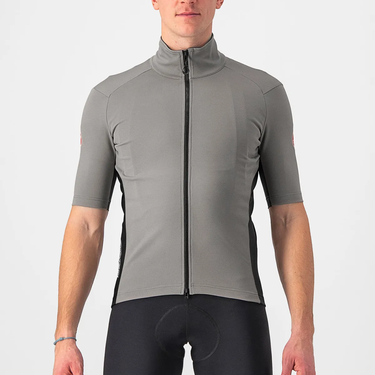 Castelli Perfetto RoS 2 Wind Jersey - Light Grey For Sale
