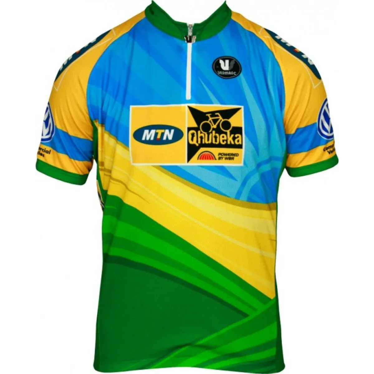 MTN QHUBEKA Namibischer Meister 2011-12 Vermarc Radsport-Profi-Team - Short Sleeve Jersey