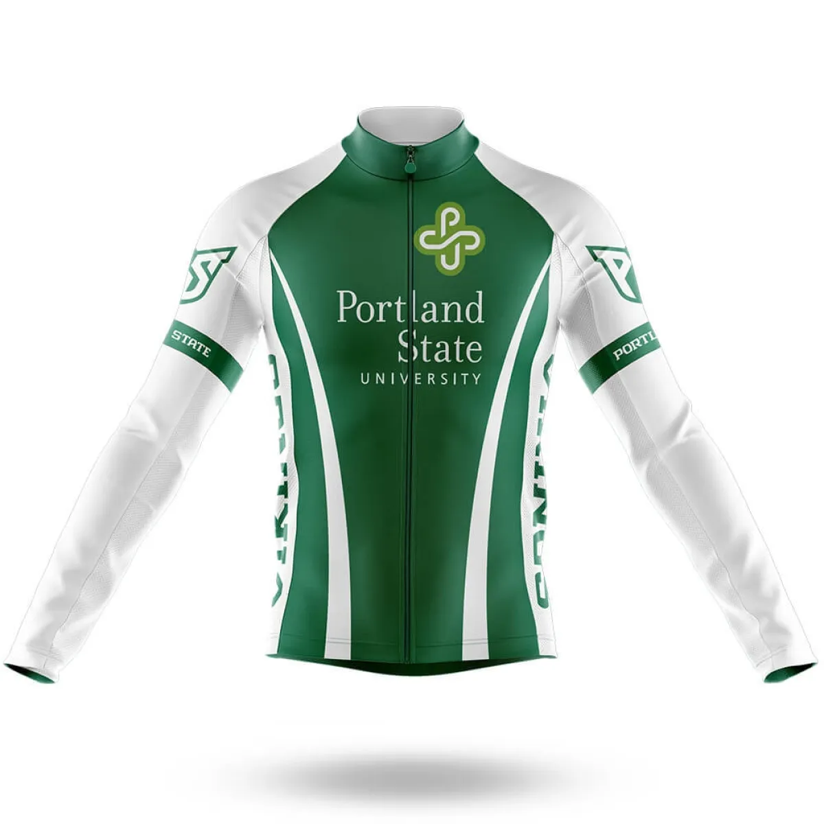 Portland State University Long Sleeve Cycling Jersey Only