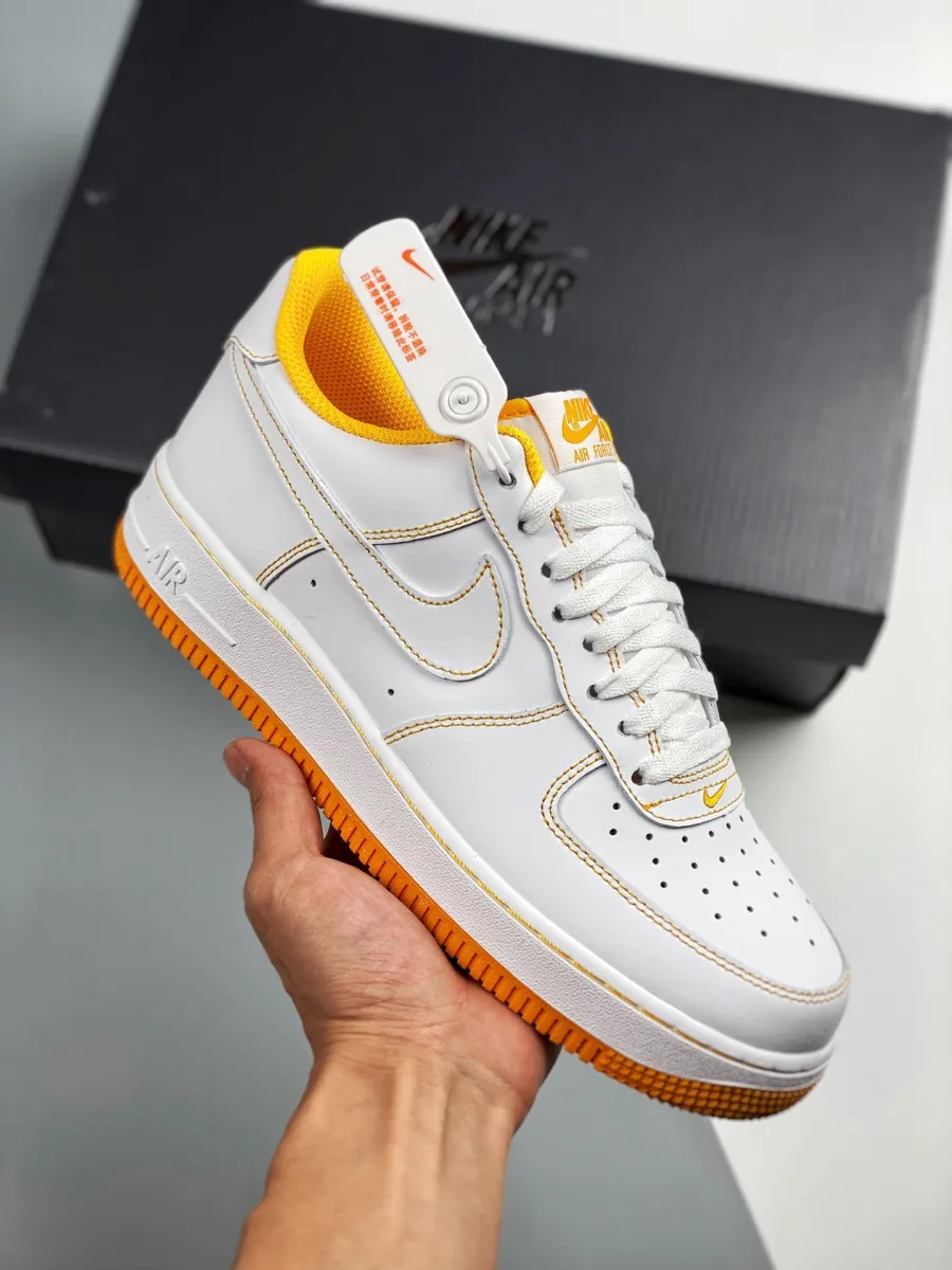 Nike Air Force 1 Low White/White-Laser Orange CV1724-102 Online