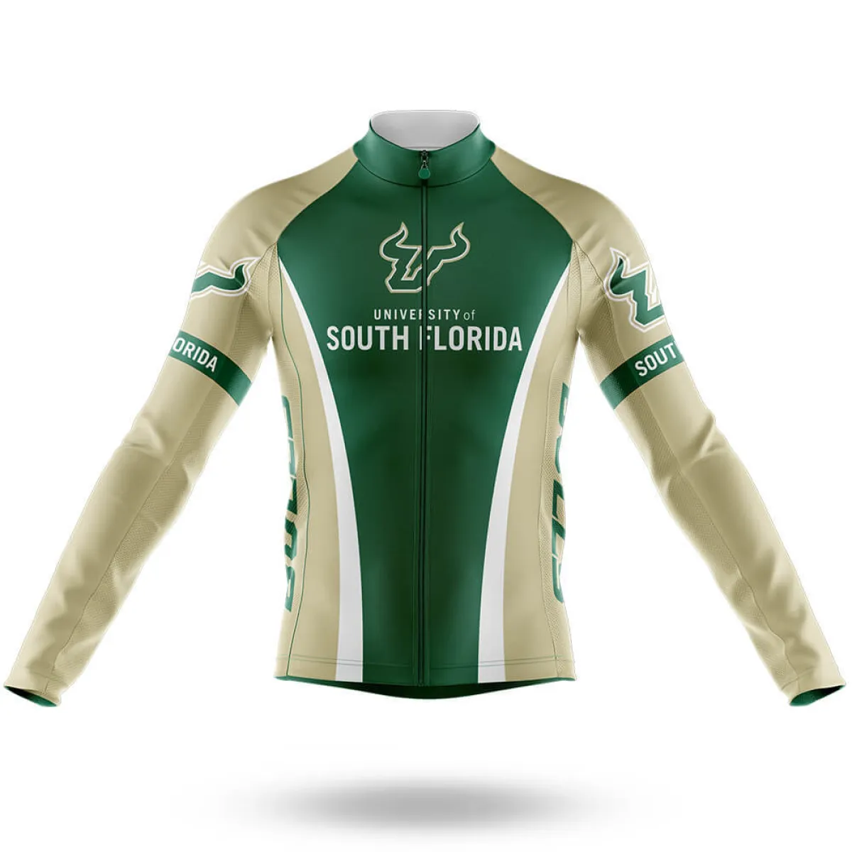 University of South Florida Long Sleeve Cycling Jersey Only
