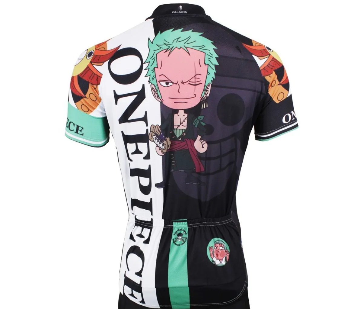 ONE PIECE Series Pirates Roronoa Zoro Swordsman Men's Cycling Jersey Team Leisure Jacket T-shirt Summer Spring Autumn Clothes Sportswear Anime Animation Manga NO.405