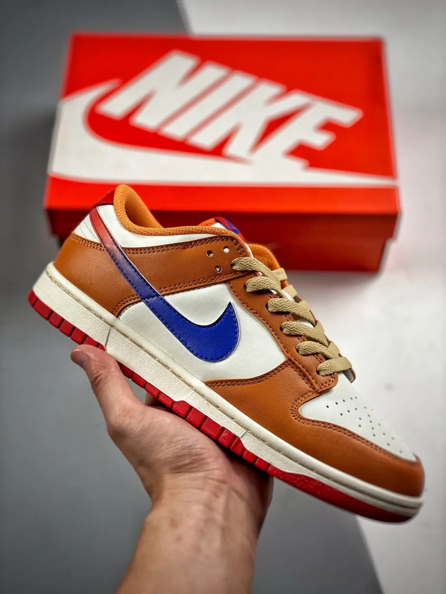 Nike Dunk Low 'New York' Orange Blue Orange And Blue Nikes