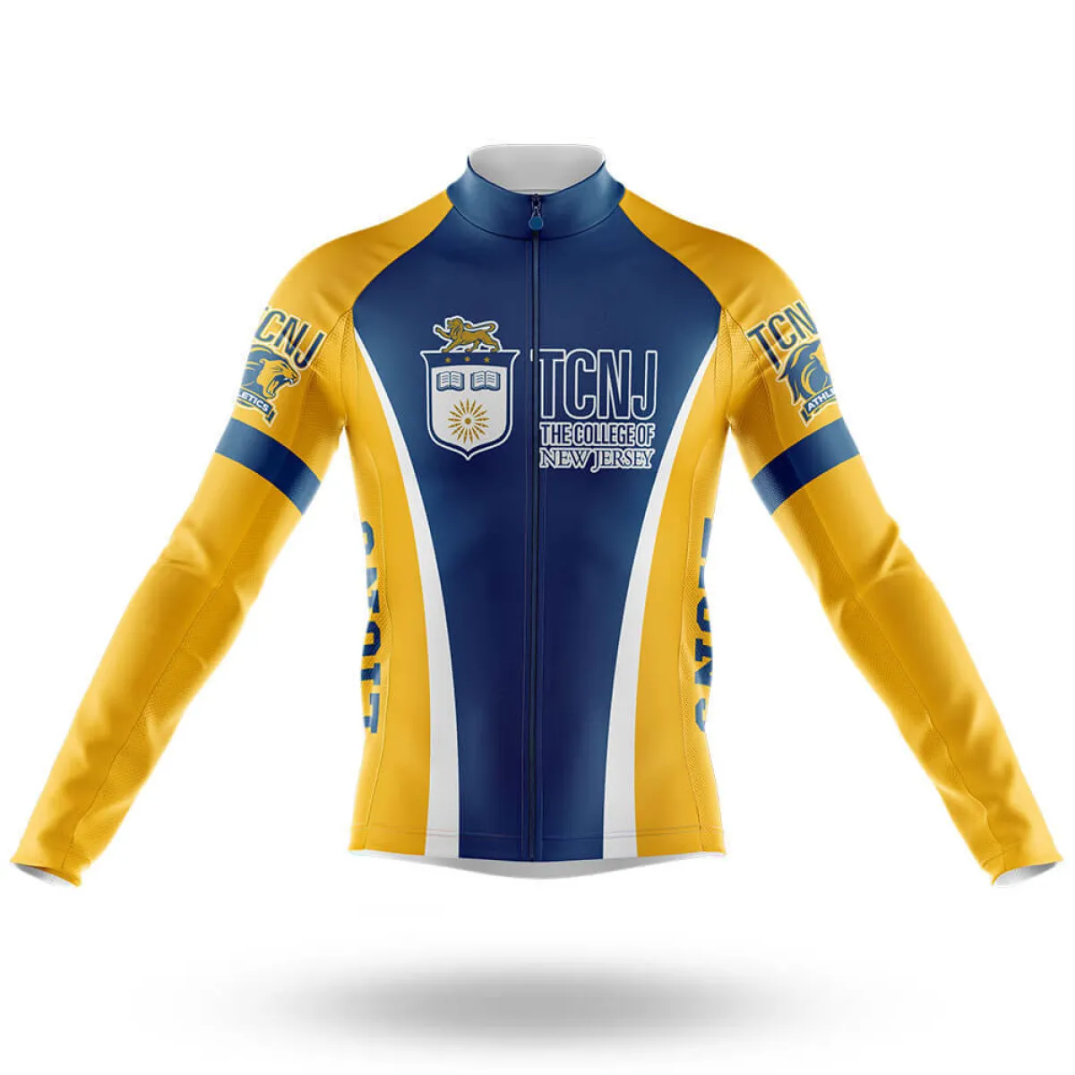 The College of New Jersey Long Sleeve Cycling Jersey Only