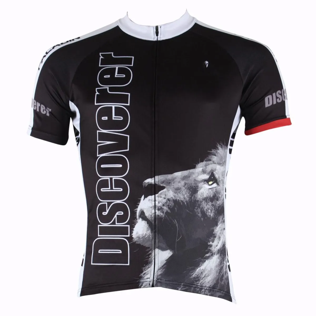 Melancholic Lion Men's Short-Sleeve Black Cycling Jersey Bicycling Shirts Summer NO.301