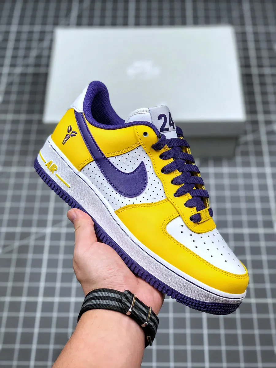 Nike Air Force 1 'Kobe Bryant' White/Varsity Purple-Varsity Maize 314192-151 Online
