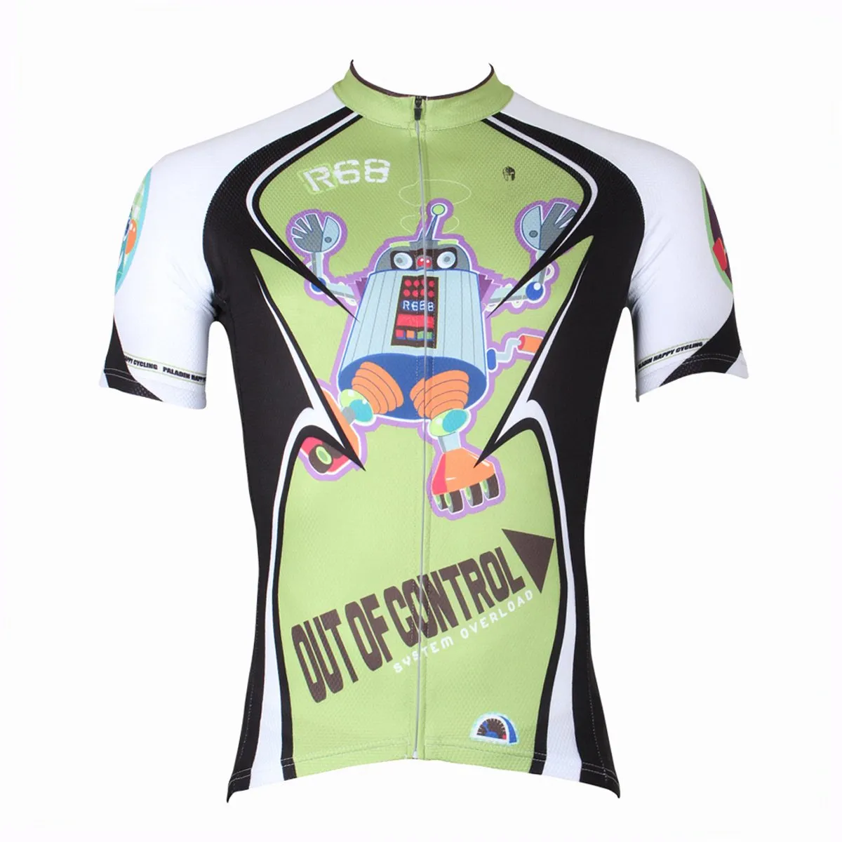 ILPALADINO Robot Out of Control Men's Professional MTB Cycling Jersey Breathable and Quick Dry Comfortable Bike Shirt for Summer NO.219