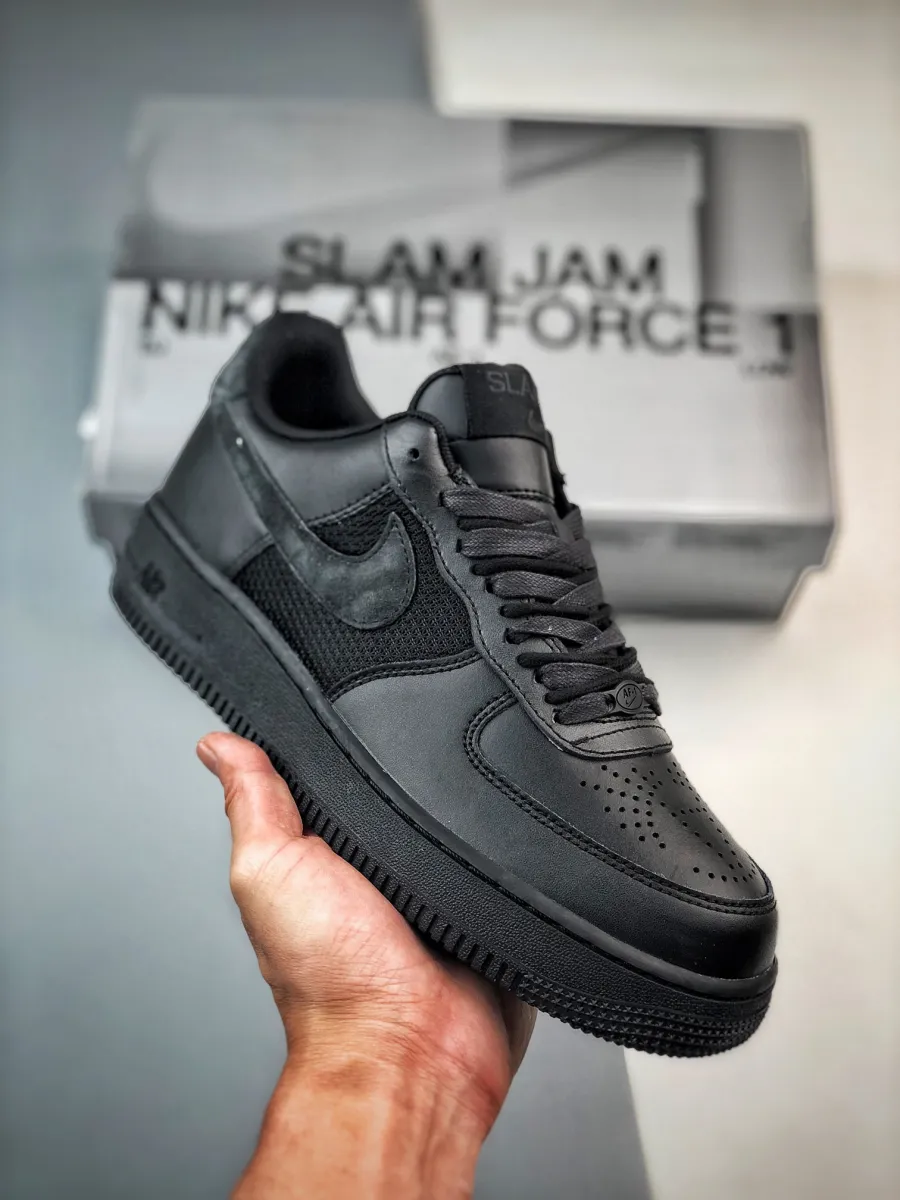 Slam Jam x Nike Air Force 1 Low SP Black DX5590-001 nike air force 1 sp