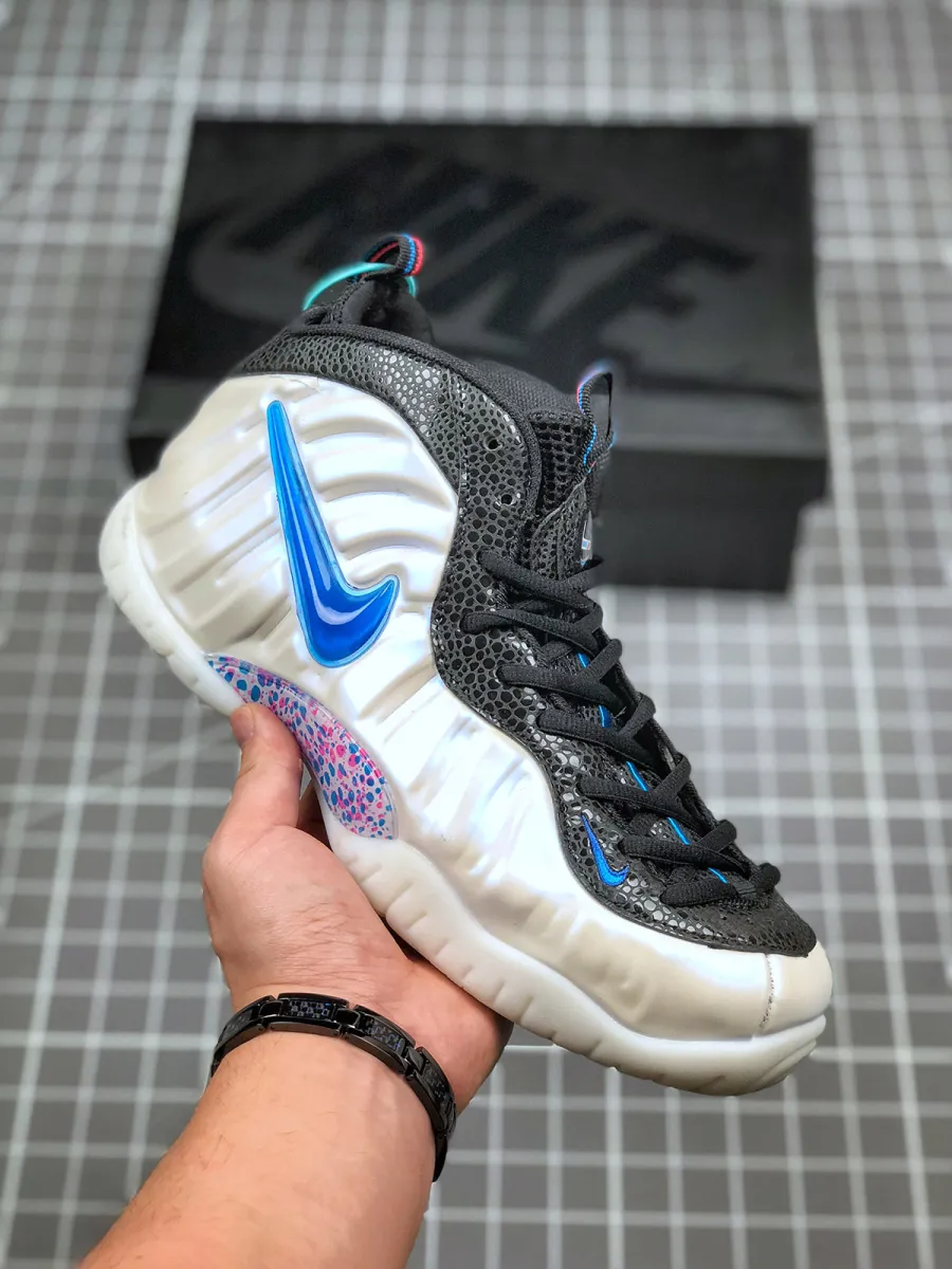 Nike Little Posite Pro ‘3D’ White/Blue Hero-Red Orbit-Indigo Force