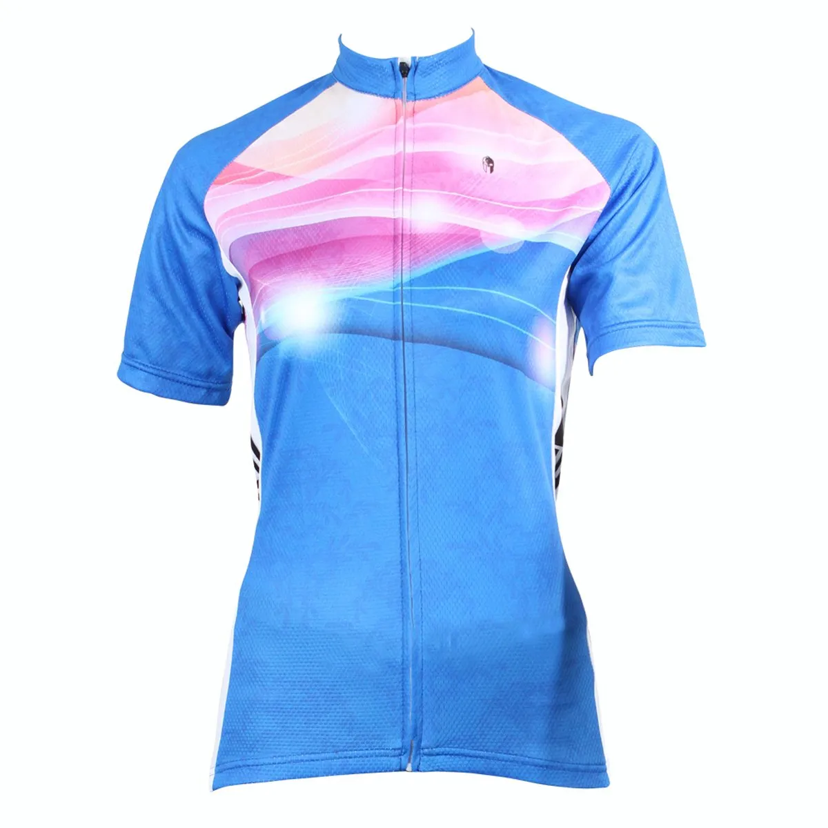 ILPALADINO Blue Cycling Jersey Bicycling Summer Pro Cycle Apparel Outdoor Sports Leisure Biking Shirts Breathable and Comfortable NO.209