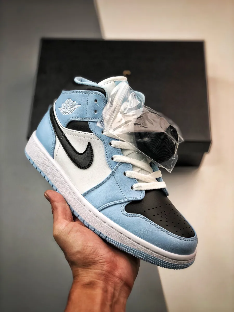 Air Jordan 1 Mid Ice Blue - jordan 1 high ice blue