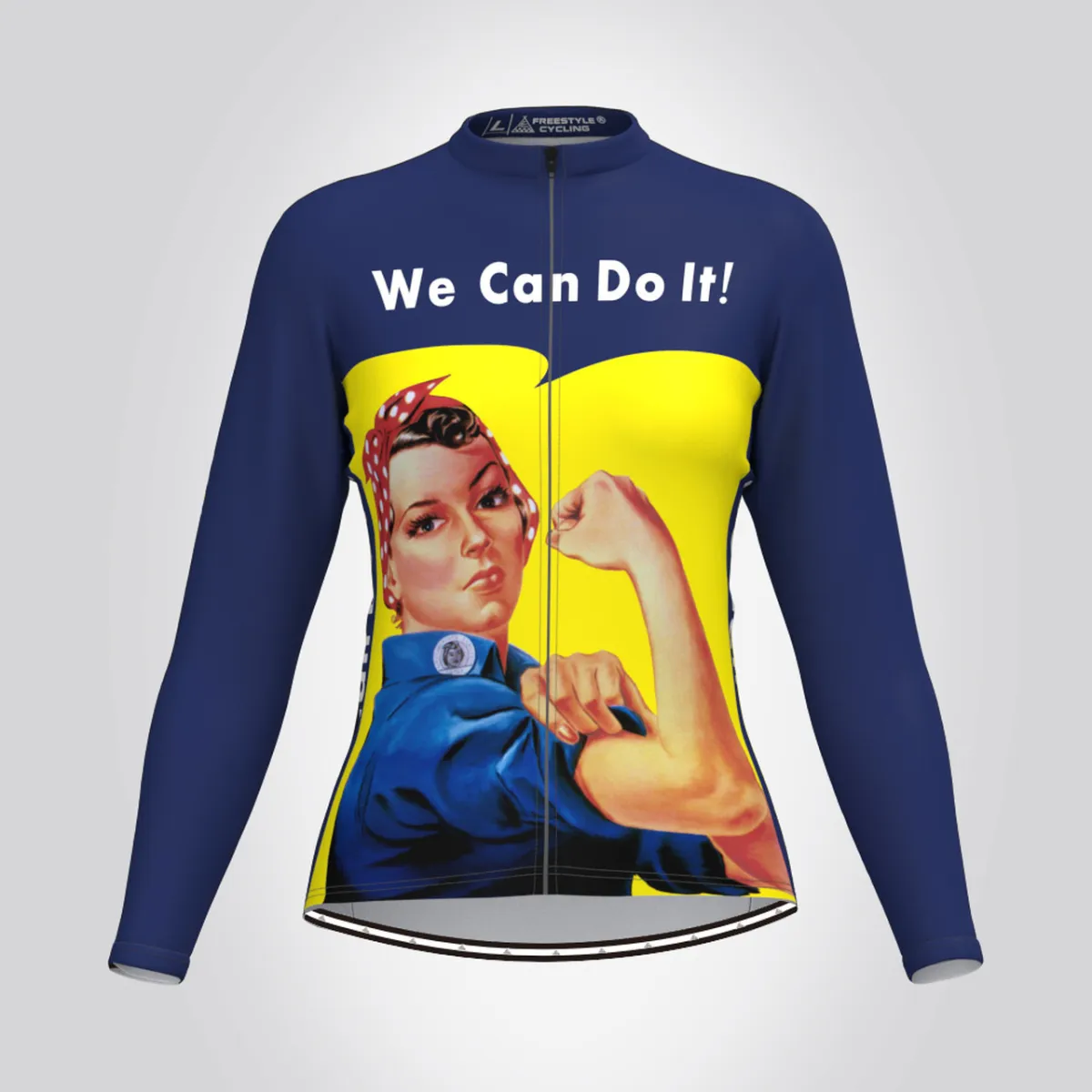 Rosie The Riveter Women's LS Cycling Jerseys Brand New